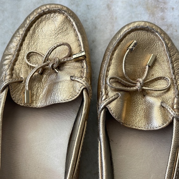 Gold Michael kors loafers moccasins - Picture 5 of 6